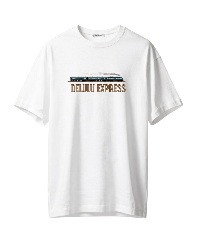Delulu Express Oversized Tee