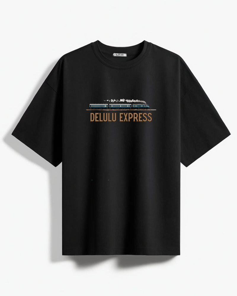 Delulu Express Oversized Tee