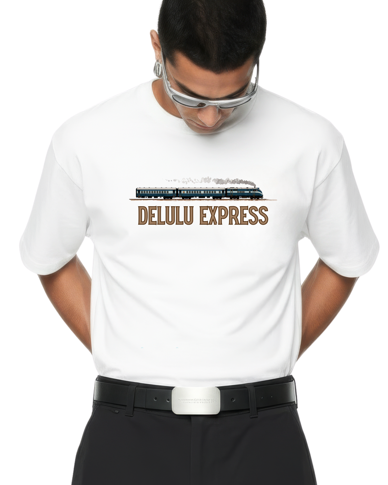 Delulu Express Oversized Tee