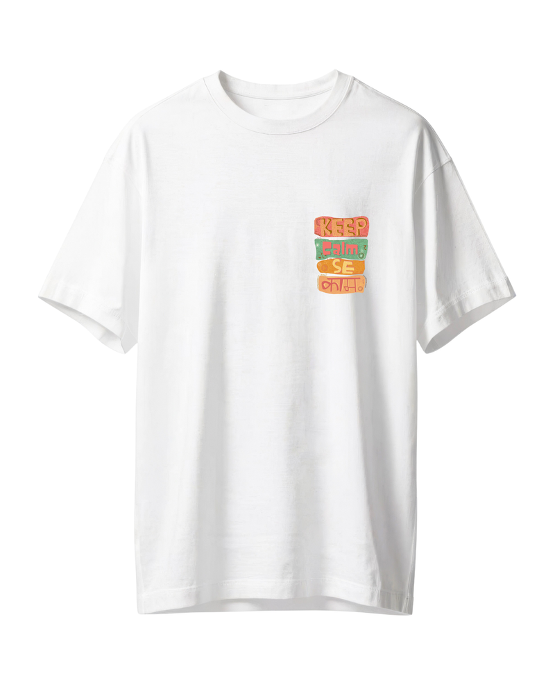 Keep Calm Se काम Oversized Tee