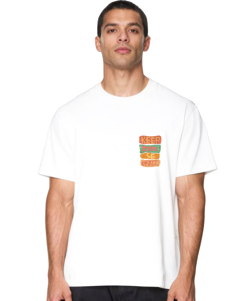 Keep Calm Se काम Oversized Tee