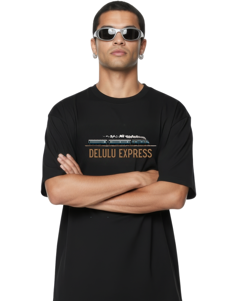Delulu Express Oversized Tee