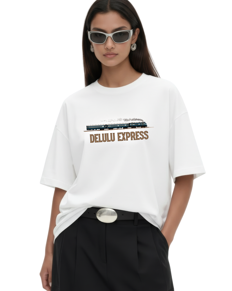 Delulu Express Oversized Tee