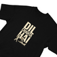 Dil Chahta Hai oversized black tee with Bollywood-inspired design, perfect for adventure-loving streetwear enthusiasts.