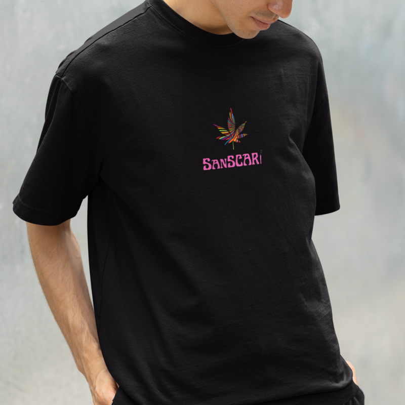 Indian streetwear Redefine oversized t-shirt, bold cultural statement piece for youth in Canada and America, perfect South Asian party fashion